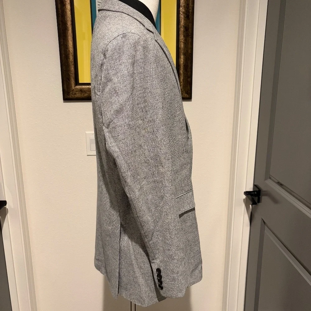 Boss Mens Sport Coat with Removable Puffer Vest Black Grey Size 44L - Picture 6 of 6